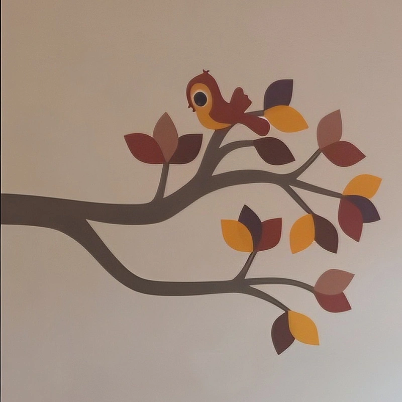 Bladermix  roest & terracotta 